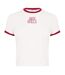 T-shirt Motif/style Logo Brodé Femme Blanc Rouge Jack Wills-2