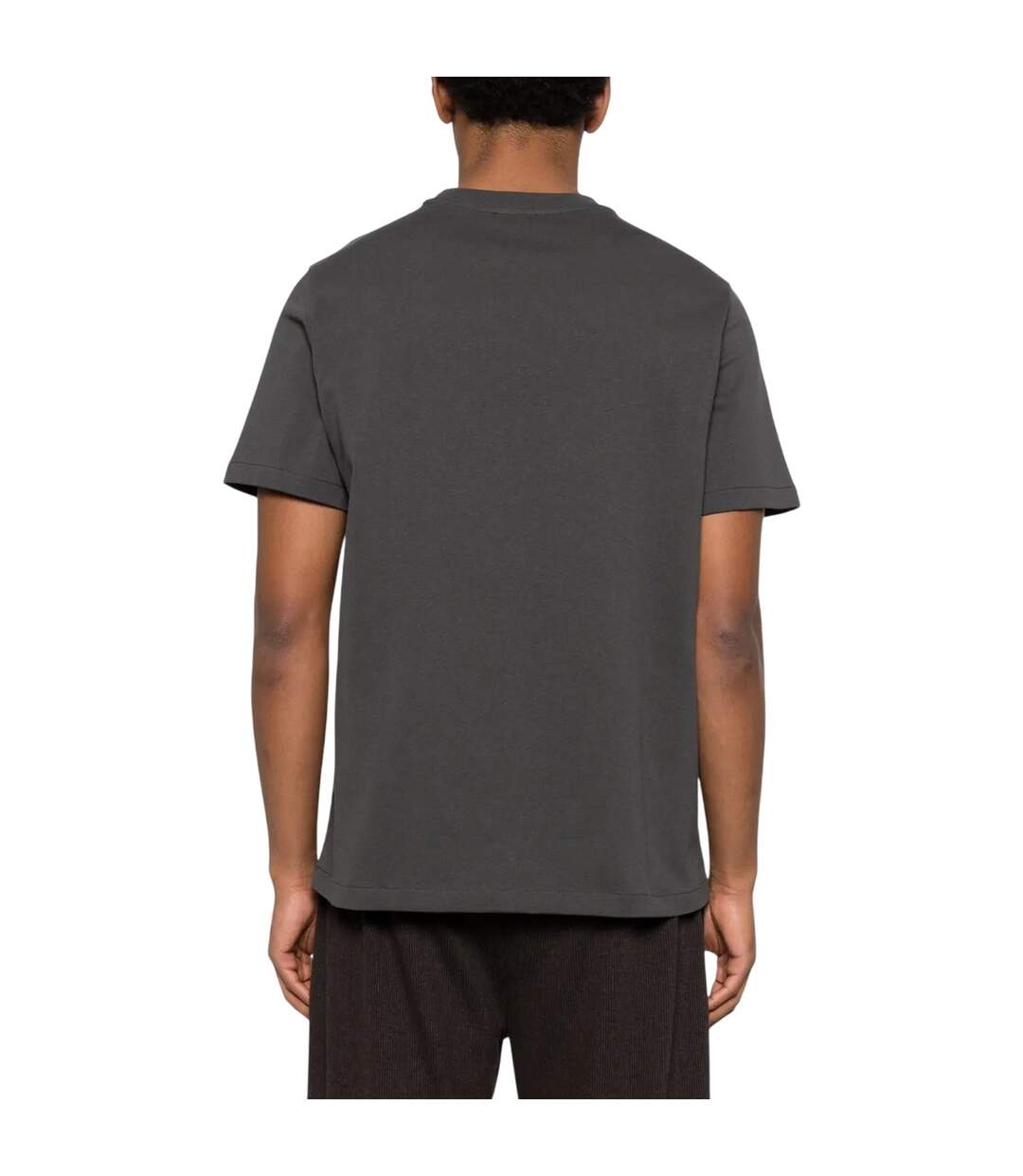 Mens Tchup Logo Oversized T-shirt Dark Grey Boss-3
