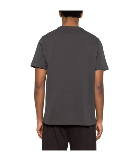 Mens Tchup Logo Oversized T-shirt Dark Grey Boss