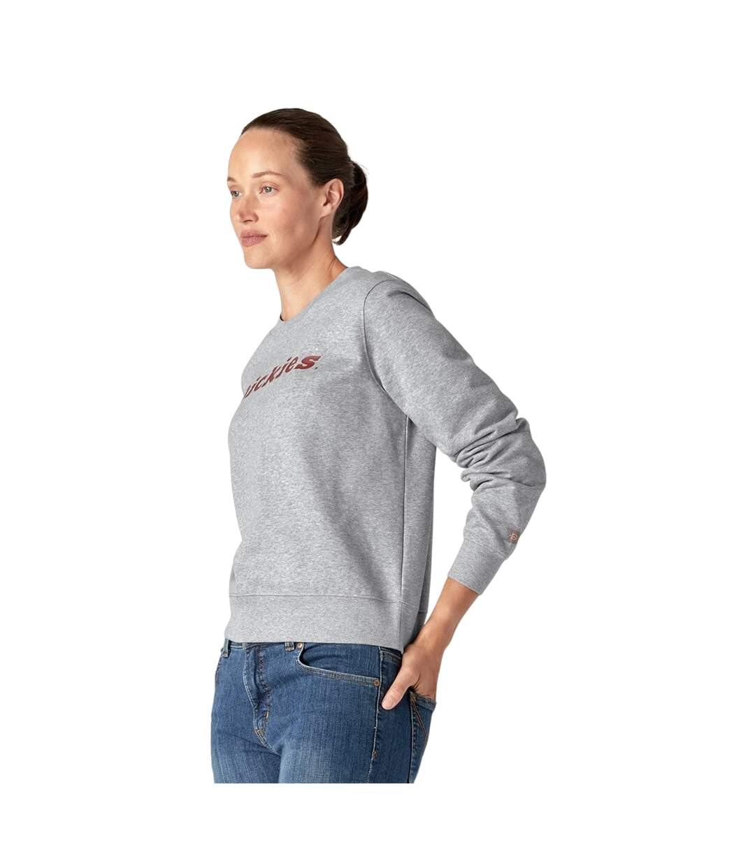 Sweat femme gris chiné Dickies