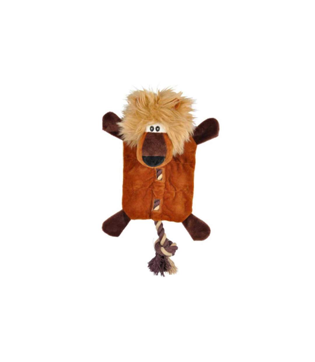 Peluche pour Chien Lion 37cm Marron-1