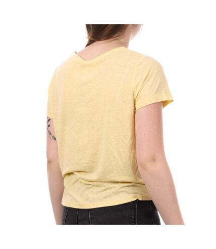 T-shirt Jaune Femme JDY Linette - L