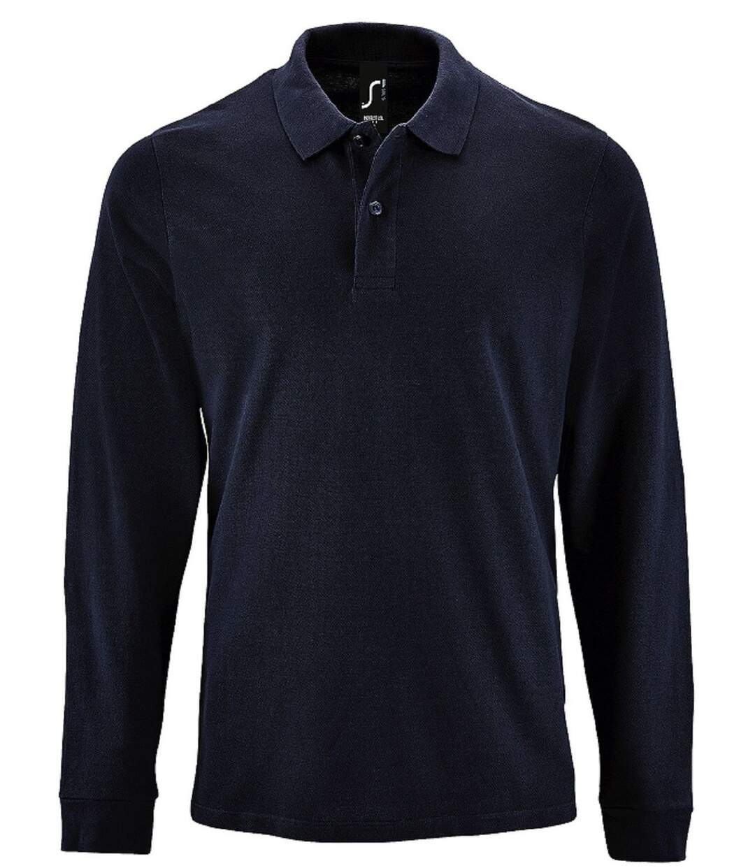 Polos manches longues - Homme - 02087 - bleu marine