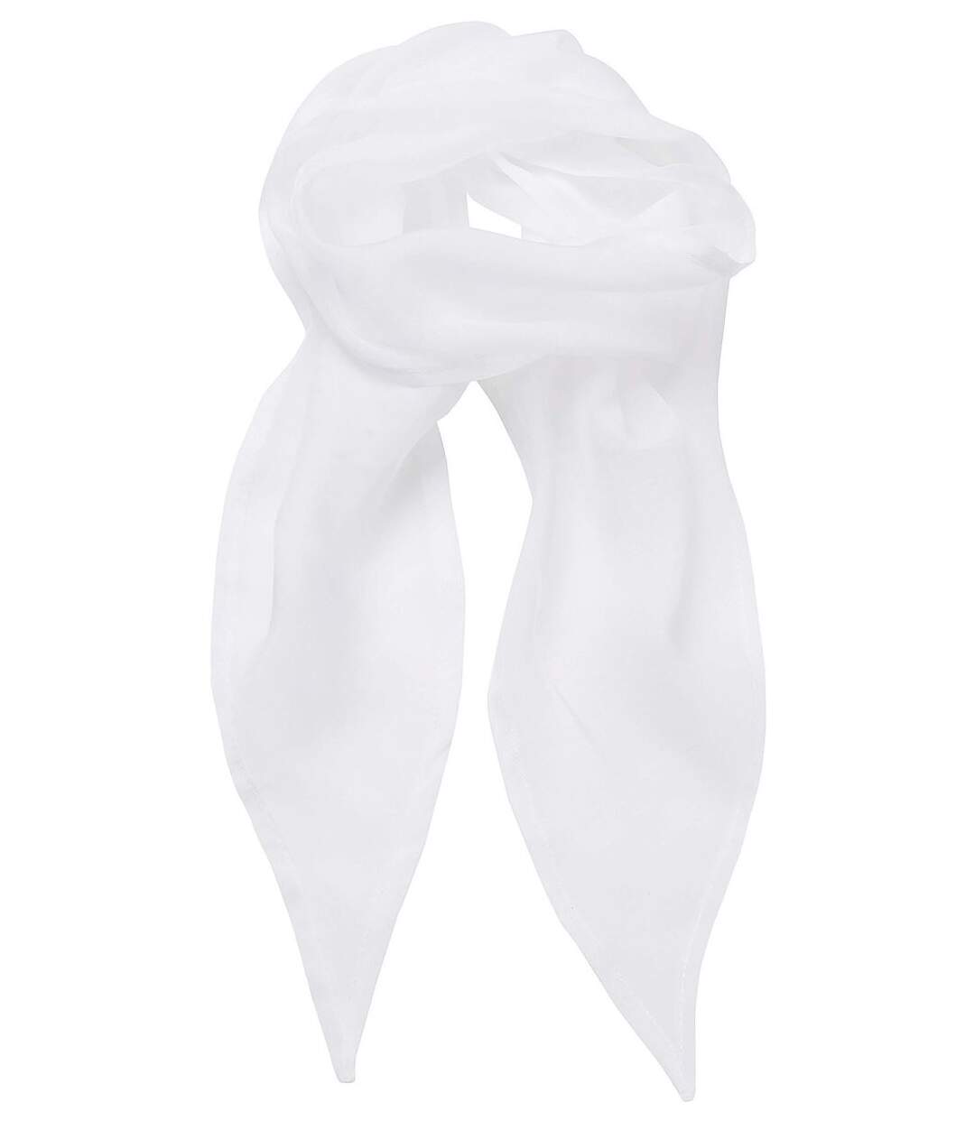 Foulard mousseline - PR740 - blanc-1