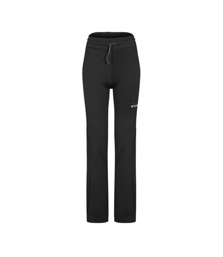 Womens/ladies Fleece Regular Sweatpants Nero Diadora