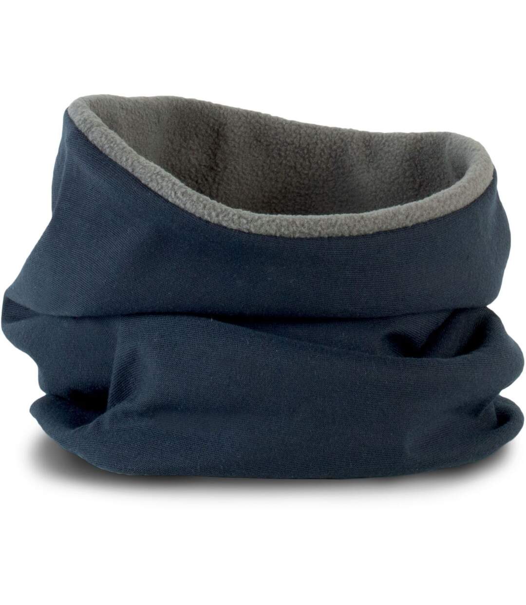 Echarpe tubulaire polaire - tour de cou adulte - KP121 - bleu marine-1