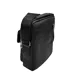 Sacoche bandoulière homme en PVC vieilli -  Compacte, réglable, noire-2