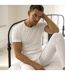 Mens Cotton Thermal Underwear Short Sleeve Top-4