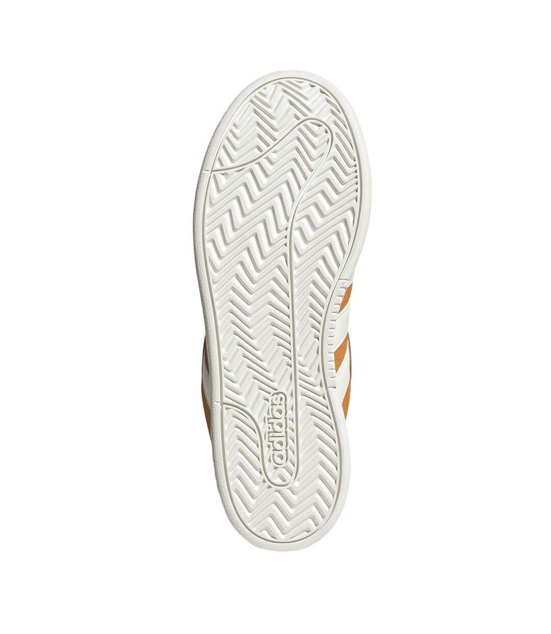 Baskets Motif/style Logo Grand Court Homme Orange Blanc Cassé Adidas-4