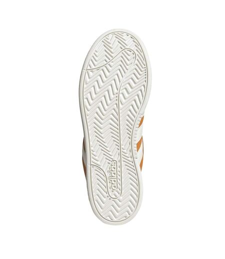 Baskets Motif/style Logo Grand Court Homme Orange Blanc Cassé Adidas