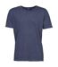 T-shirt manches courtes Homme mélange - 5050 - bleu chiné