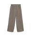 Pantalon fluide taupe vero moda melaney-1