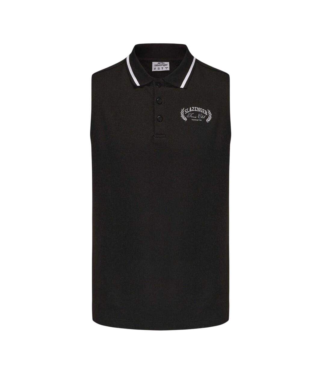 Polo Homme Noir Slazenger-1