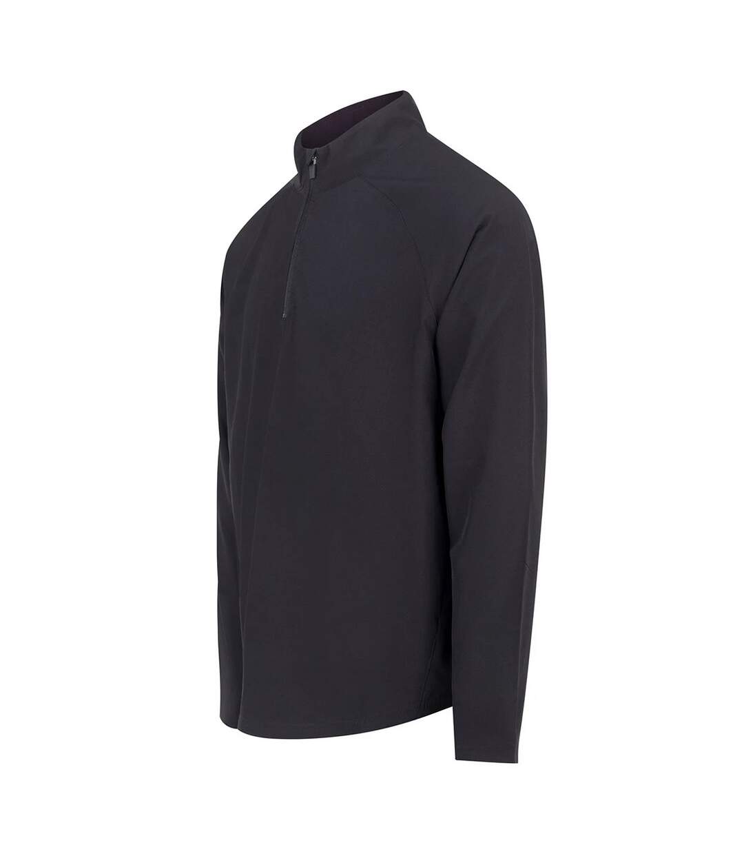 Unisex Adult Technical Quarter Zip Track Top Black Tombo-4