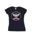 Disney T-shirt en coton Lightyear Star Command Circle Womens/Ladies (Bleu marine) - UTBI28994-1