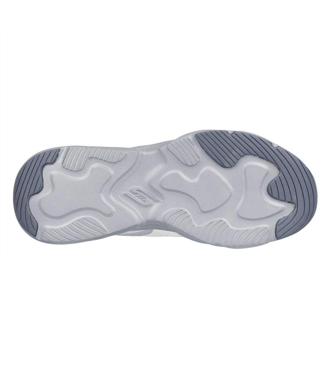 Womens/ladies Bobs Mania 2 Trainers White Grey Black Skechers-4