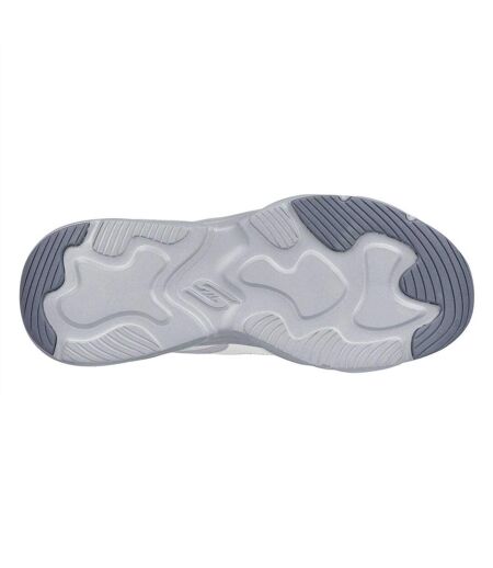 Womens/ladies Bobs Mania 2 Trainers White Grey Black Skechers
