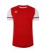 Mens cavelle jersey t-shirt vermillion/brilliant white Umbro-1