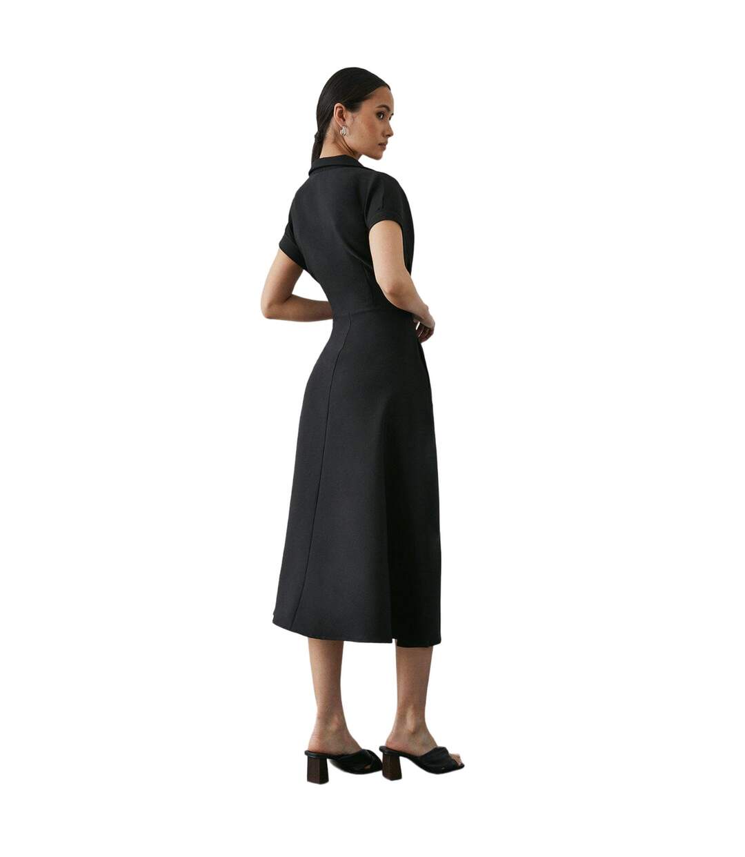 Robe mi-longue femme noir Principles