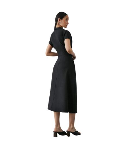 Principles Womens/Ladies Front Tie Midi Dress (Black) - UTDH6407