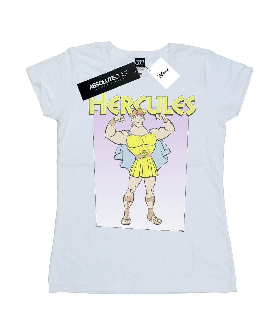 Disney T-Shirt coton Hercules Muscles Femme/Ladies (Blanc) - UTBI15820-1