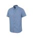 Mens preston illustration palm tree shirt blue Mountain Warehouse-3