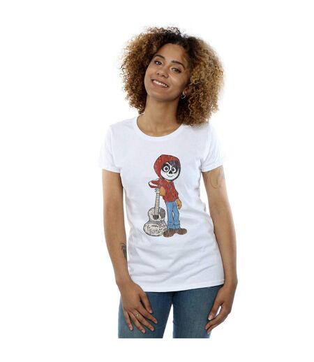 Disney - T-shirt COCO MIGUEL WITH GUITAR - Femme (Blanc) - UTBI14434