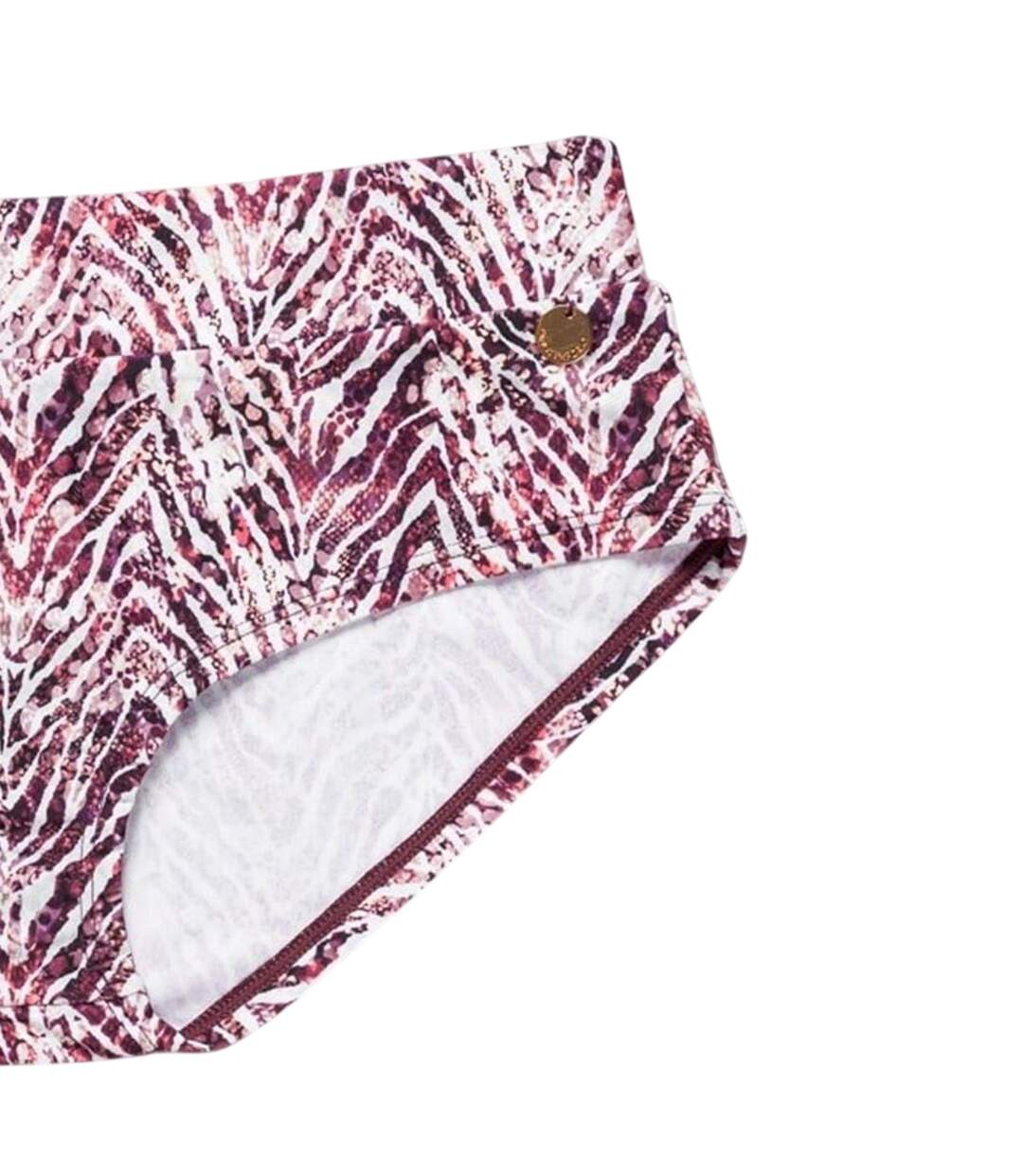 Bas De Maillot De Bain Motif/style Imprimé Animal Femme Rose Panos Emporio-3