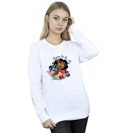 Disney Womens/Ladies Encanto Born To Be Me Sweatshirt (Blanc) - UTBI16946