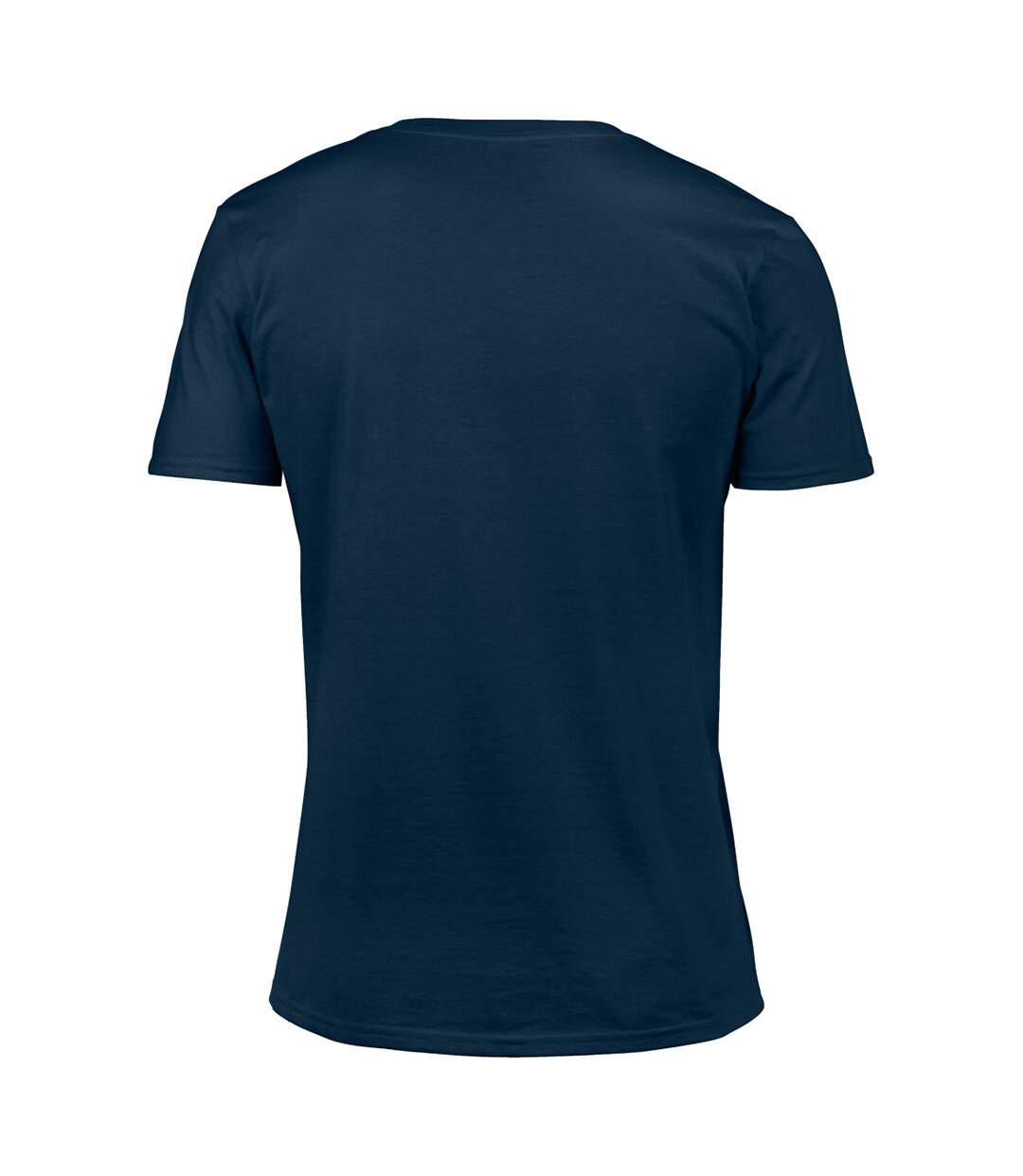 T-shirt à manches courtes et col en v homme bleu marine Gildan