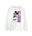 Disney Sweatshirt dégradé Mickey Mouse Femme/Ladies (Blanc) - UTBI28538-1