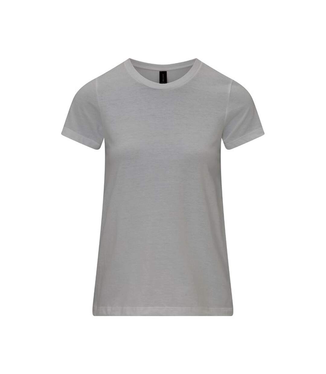 T-shirt softstyle cvc femme blanc Gildan