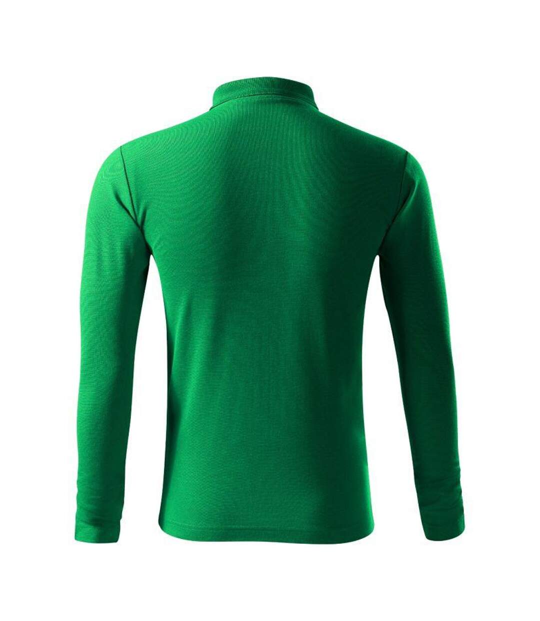 Polo Manches Longues Homme Vert Kelly Malfini-2