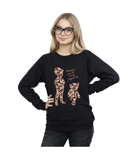 Disney Sweatshirt Womens/Ladies Winnie The Pooh Promise You'll Never Forget (Noir) - UTBI42865