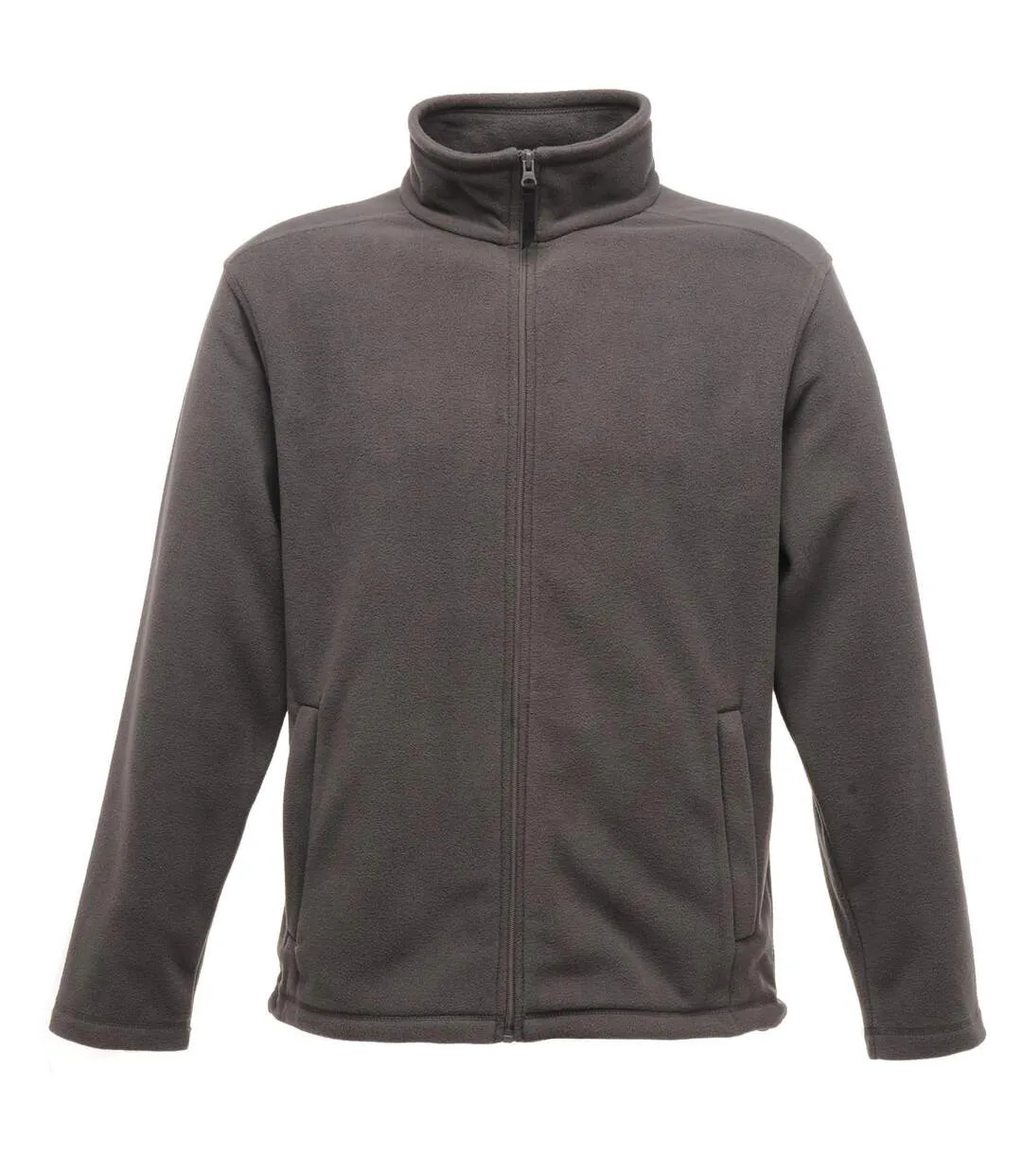 Veste À Fermeture Éclair Complète En Micro Polaire Unie Pour Hommes Layer Lite Gris Regatta-2