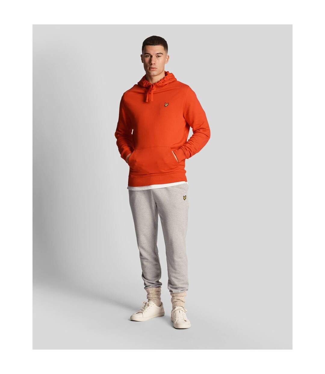 Sweat À Capuche Homme Rouge Lyle & Scott-2