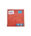 Lot de 12 Serviettes Effet Tissu Flocons 40x40cm Rouge