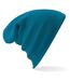 Bonnet À Manchettes Original Pour Adultes, Unisexe Bleu Sarcelle Beechfield-2
