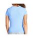 T-shirt bleu/blanc femme tommy hilfiger essential - l-2
