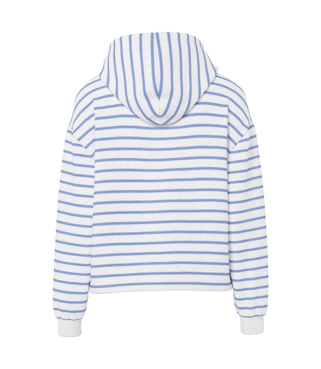 Sweat À Capuche Manches Longues Motif/style À Rayures Chilli Femme Lilas Pieces-2