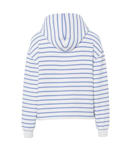 Sweat À Capuche Manches Longues Motif/style À Rayures Chilli Femme Lilas Pieces