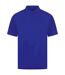 Mens pique polo shirt royal blue Henbury