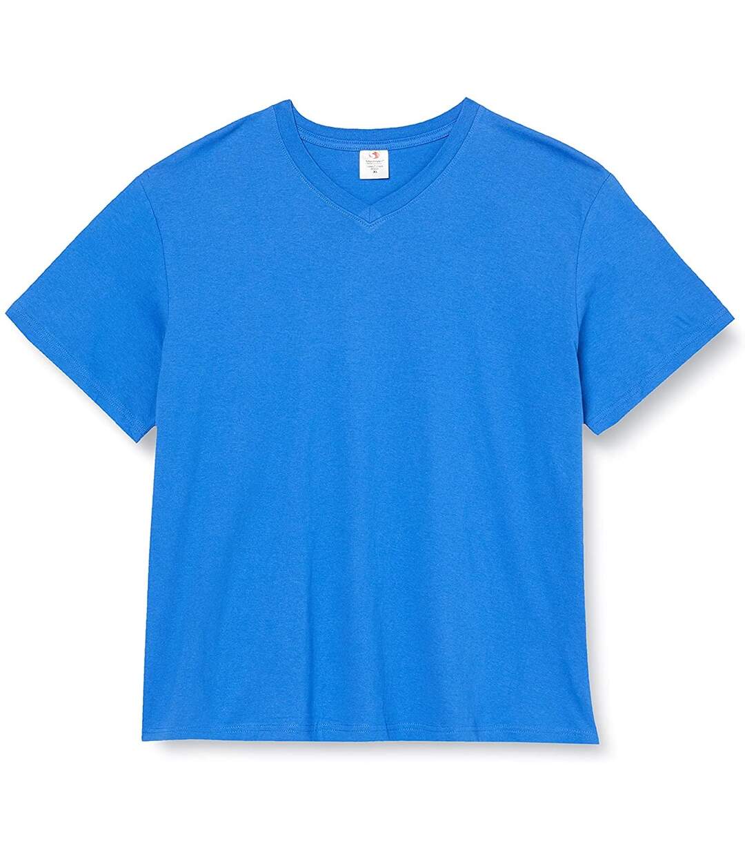 T-shirt col v homme bleu roi Stedman