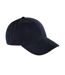 6 Panel Wool Blend Cap Navy Beechfield-1