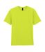 Mens Cotton Lightweight T-shirt Safety Green Gildan-2