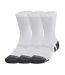 x3 paires de chaussettes blanc homme under armour performance tech-1