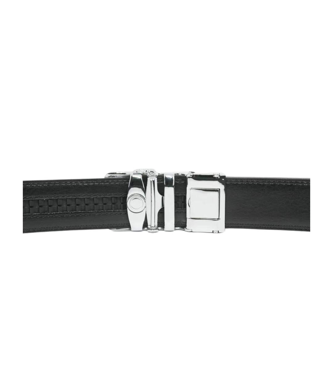 Ceinture homme en cuir de vachette de couleur noir - Sangle réglable