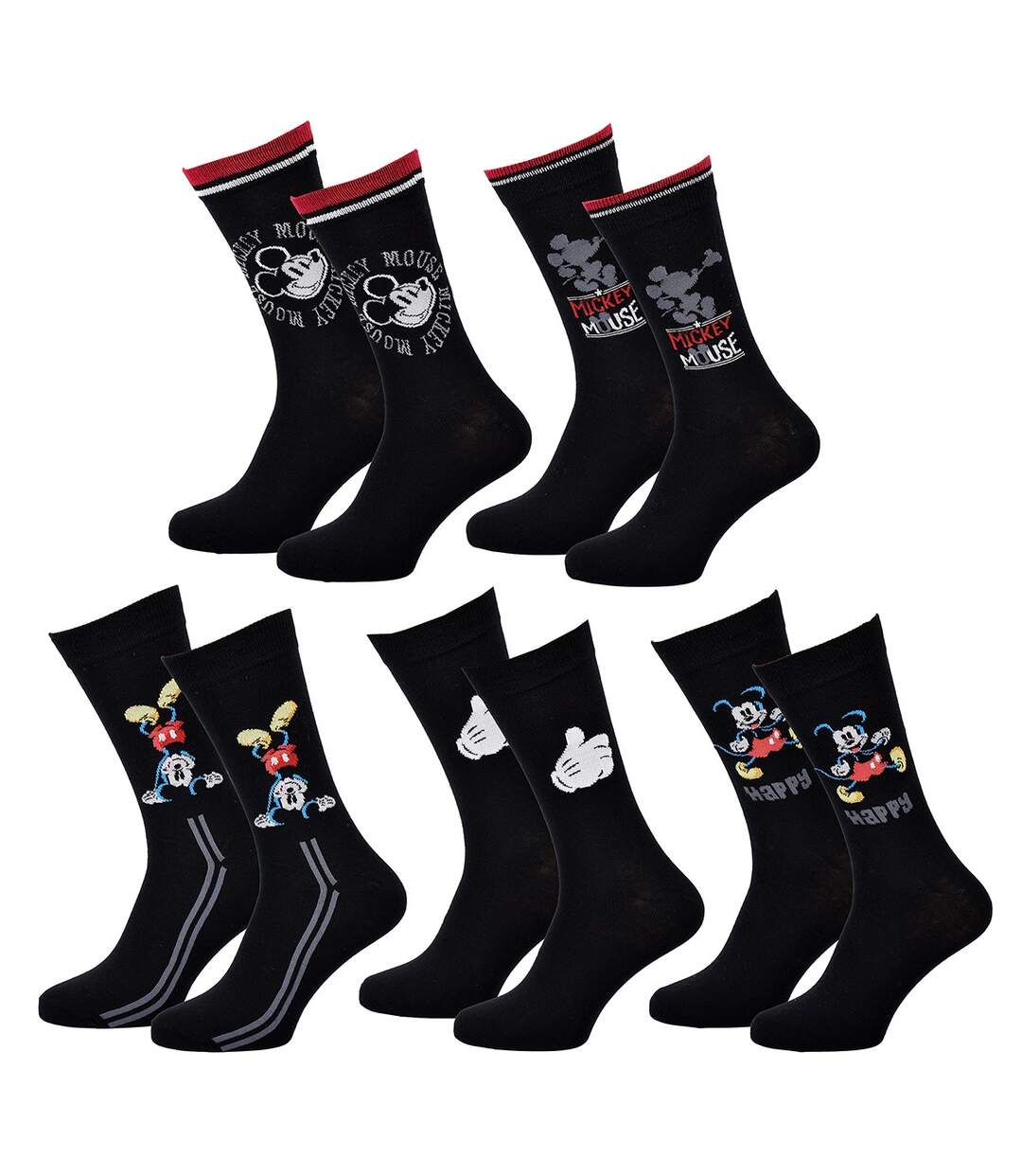 Chaussettes Pack Cadeaux Homme LICENCE Pack 5 Paires MICK24