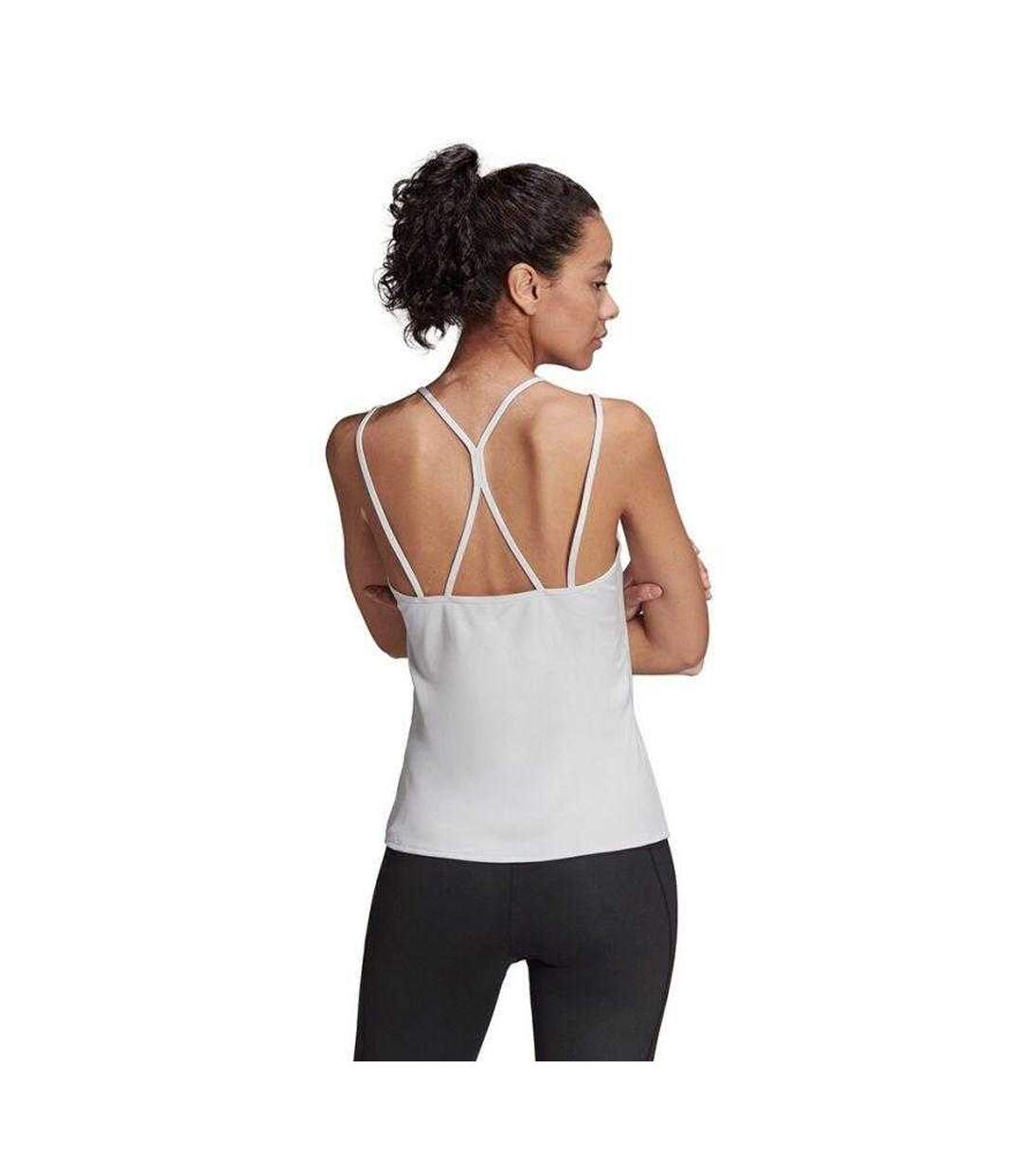 Débardeur Studio Femme Blanc Adidas-3