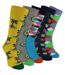 Tropical Vibes Dress Socks - Pack of 5-1